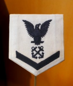 Coxswain rating badge, United States Navy, 1943 - National Museum of American History - DSC00060