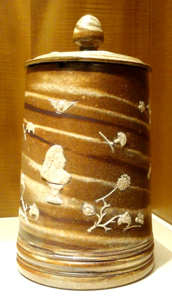 Covered Tankard, John Dwight, Fulham, c. 1685-1690 - Nelson-Atkins Museum of Art - DSC08692