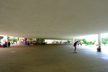 Covered walkway - Ibirapuera Park - Sao Paulo, Brazil - DSC07505