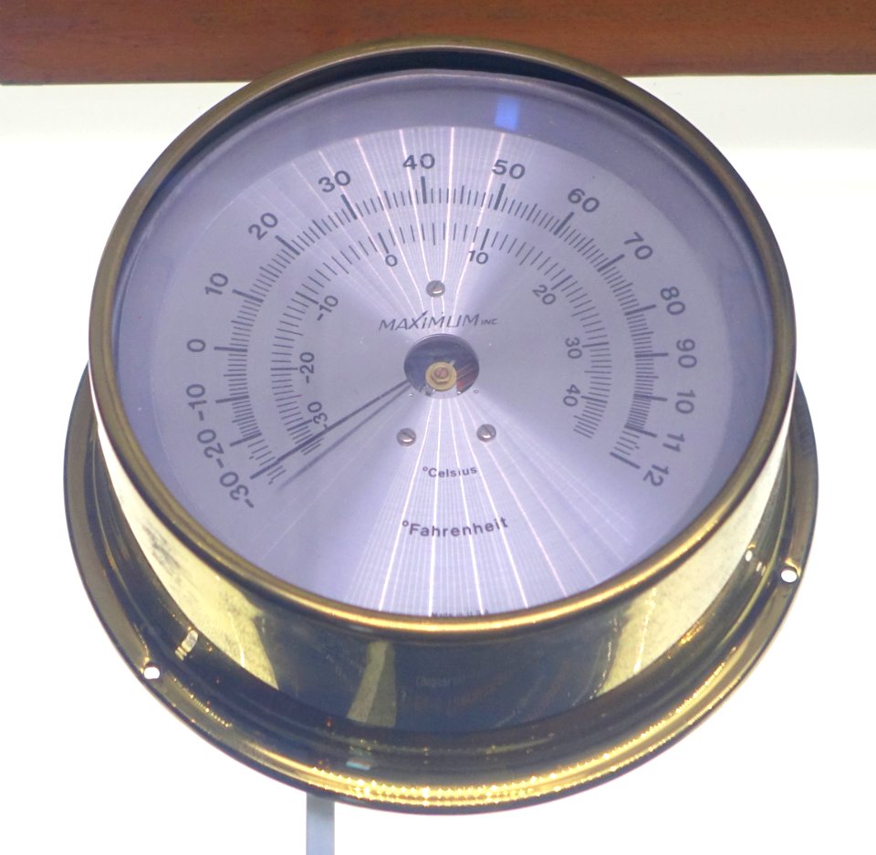 Criterion Thermometer, Maximum Inc., 1985 - Museum of Science and Industry (Chicago) - DSC06353
