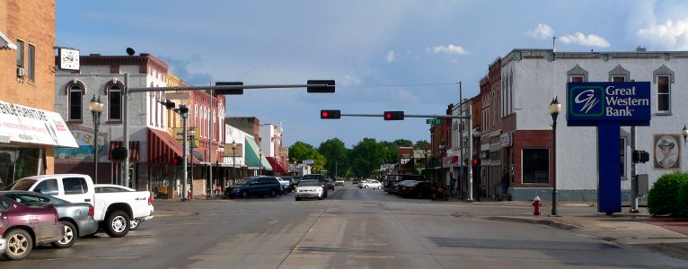 Crete, Nebraska Main from 13th 1