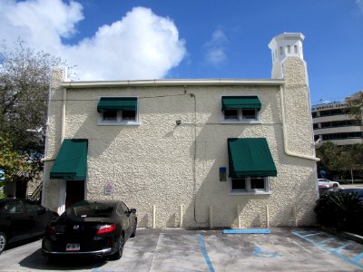Croissant Park Administration Building--from west