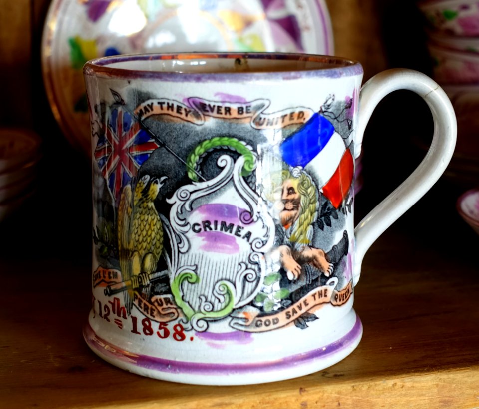 Crimea - May They Ever Be United - Sunderland earthenware mug - DSC03861