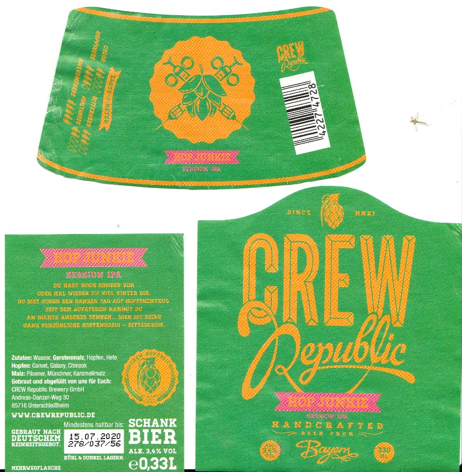 Crew Republic Brewery - Hop Junkie