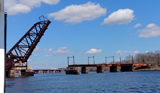 Crook Point Bascule Bridge - draw span and east side