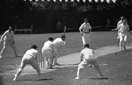 Cricket ACC tegen HCC, ACC aan bat, Bestanddeelnr 910-4439