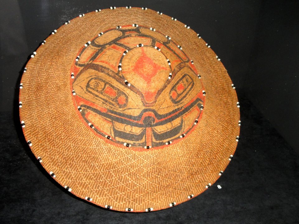 Crest hat, Tlingit or Pacific Eskimo - Etholén collection, Museum of Cultures (Helsinki) - DSC04924