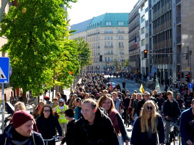 Critical Mass in support of the Hambach Forest Occupation Berlin 30-9-2018 18
