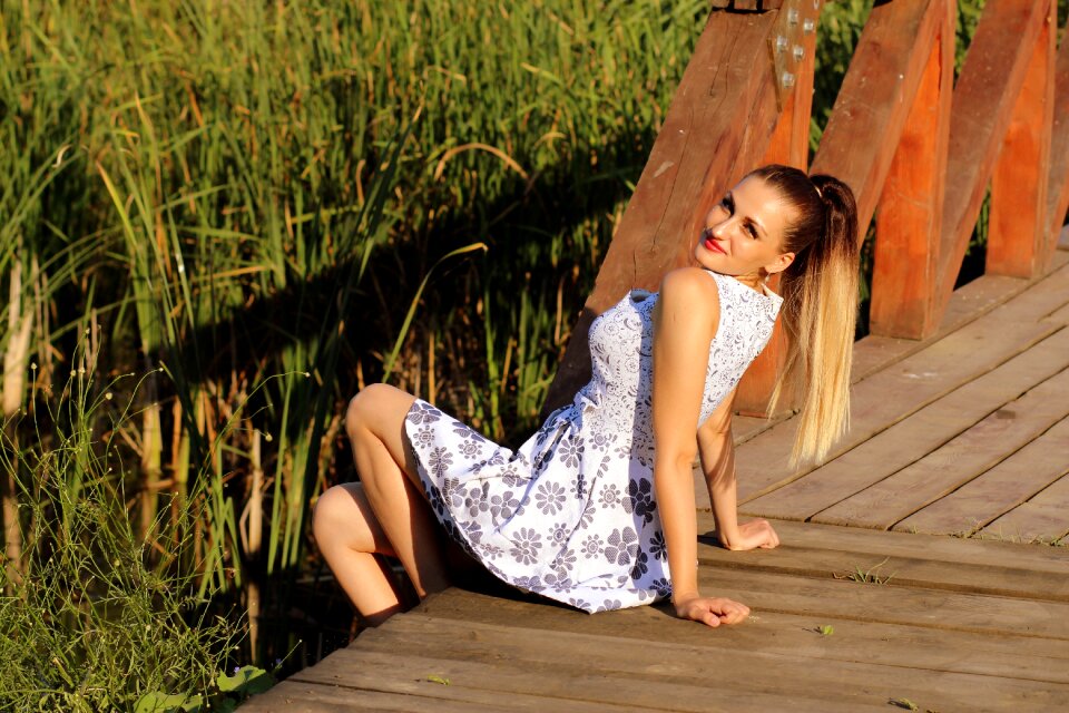 Dress summer beauty