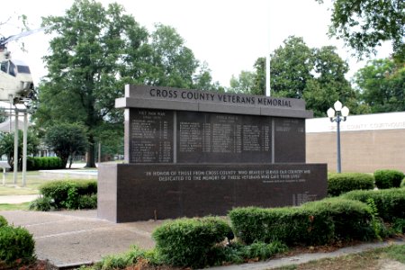 Cross County Veterans Memorial in Wynne, Arkansas