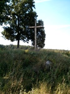 Cross - Woynillowicz family hill in Sawiczy - 04