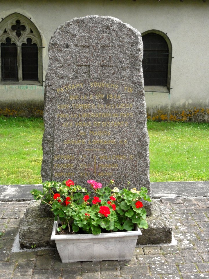 Crantenoy (M-et-M) mémorial de la résistance