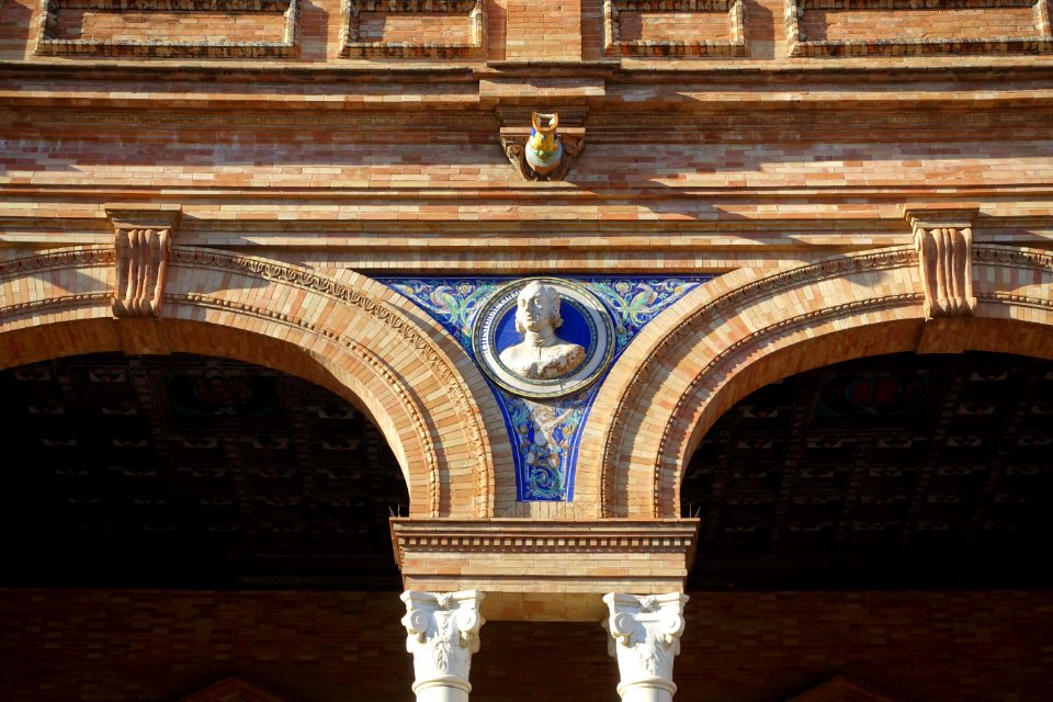 Cristobal Colon - Plaza de España - Seville, Spain - DSC07667