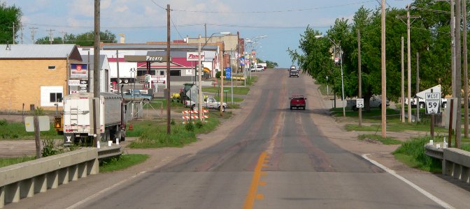 Creighton, Nebraska Main Street 1