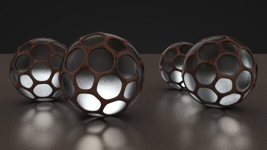 Lamp background glass