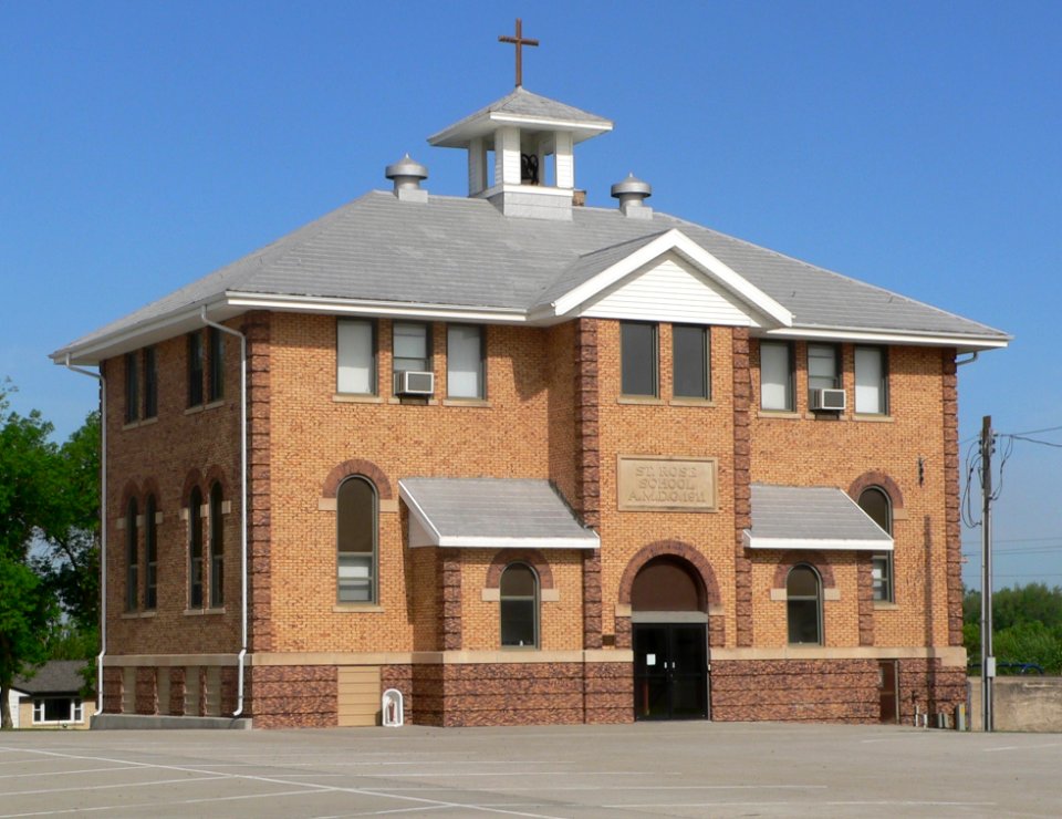 Crofton, NE St. Rose of Lima School from SE 2