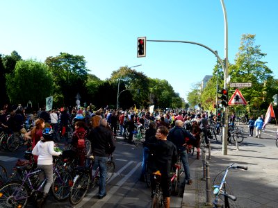 Critical Mass in support of the Hambach Forest Occupation Berlin 30-9-2018 06