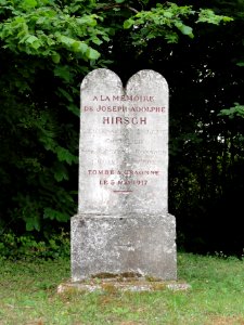 Craonne (Aisne) mémorial Joseph-Adolphe Hirsch