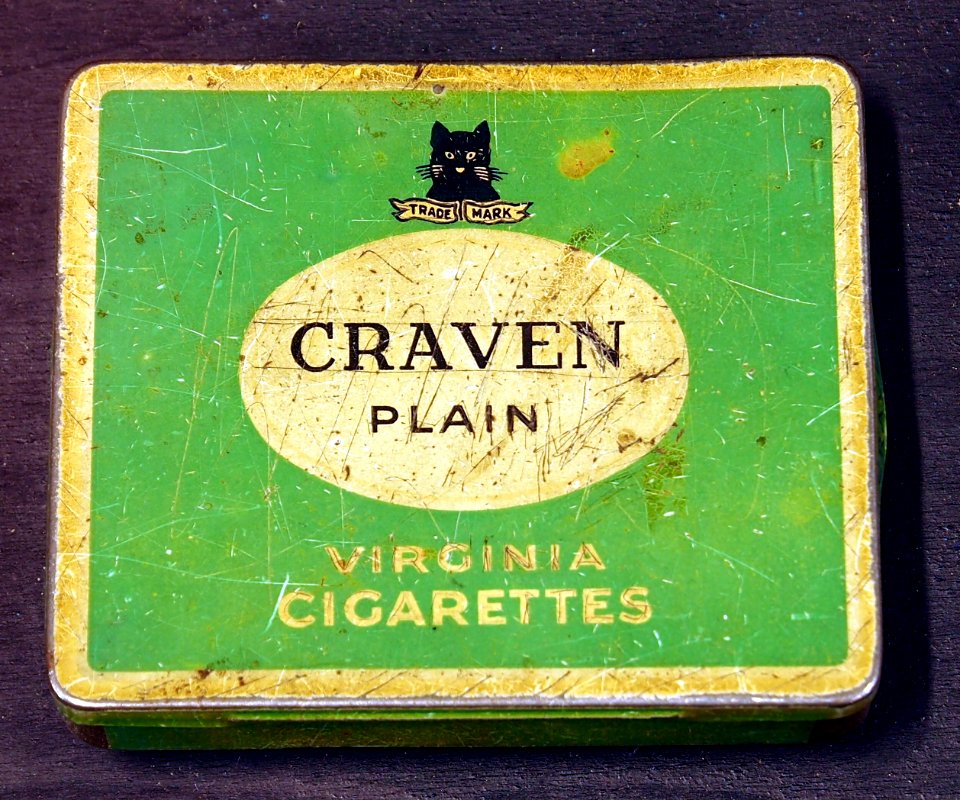 CRAVEN plain virginia cigarettes tin pic2