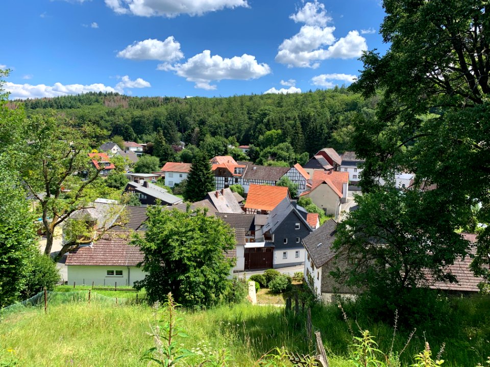 Cratzenbach, Blick aufs Dorf (1)