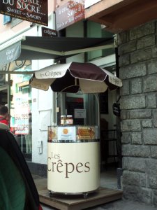 Crepes in Chamonix