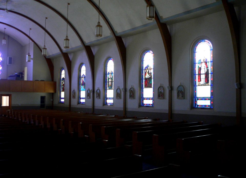 Crofton, NE St. Rose of Lima interior S wall