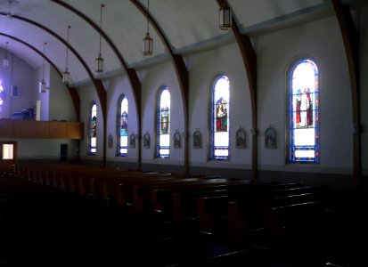 Crofton, NE St. Rose of Lima interior S wall