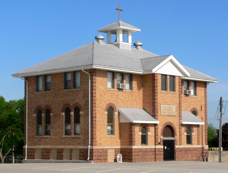 Crofton, NE St. Rose of Lima School from SE 1