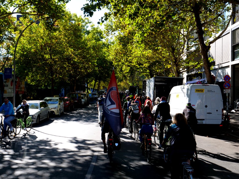 Critical Mass in support of the Hambach Forest Occupation Berlin 30-9-2018 03