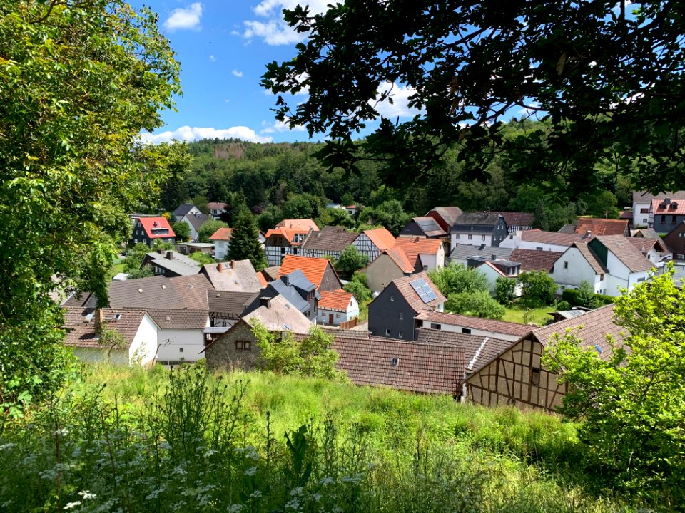 Cratzenbach, Blick aufs Dorf
