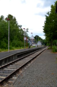 Daaden, Bahnhof, Gleis
