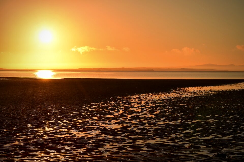 Dawn nature backlight