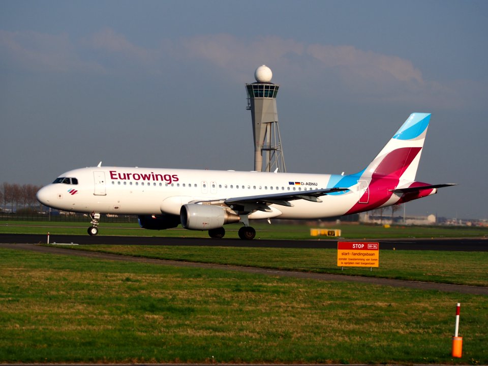 D-ABNU Eurowings Airbus A320-214, cn 2591 at Schiphol (AMS - EHAM), Netherlands, pic1