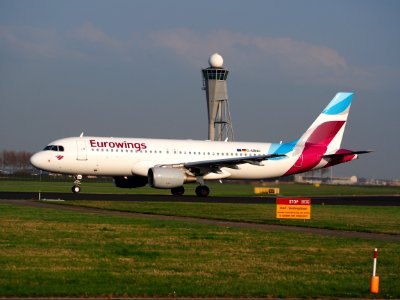 D-ABNU Eurowings Airbus A320-214, cn 2591 at Schiphol (AMS - EHAM), Netherlands, pic1