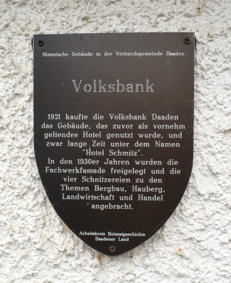 Daaden, Lamprechtstraße 54, Tafel