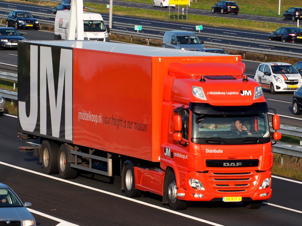 DAF CF 370 FT, J Middelkoop Logistics