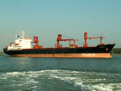 Dafnis - IMO 7819929 - Callsign 9HNX3 at Port of Antwerp, Belgium 12-Oct-2005