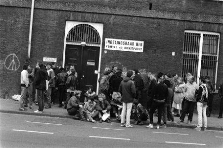 Dag van de Onvrede in Amsterdam blokkade van de Oranje Nassau Kazerne, Bestanddeelnr 932-9530