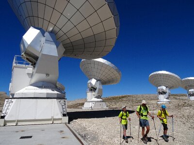 Radio telescope noema iram photo