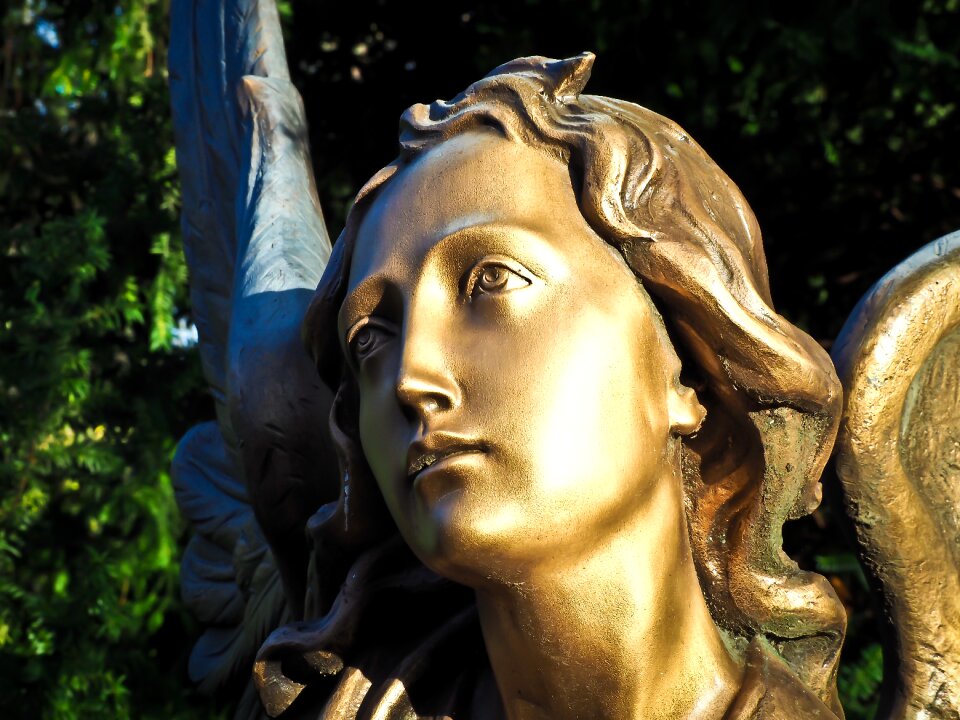 Statue sculpture angel figure