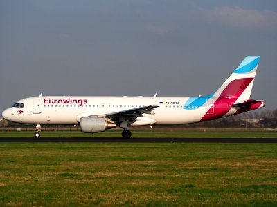 D-ABNU Eurowings Airbus A320-214, cn 2591 at Schiphol (AMS - EHAM), Netherlands, pic2