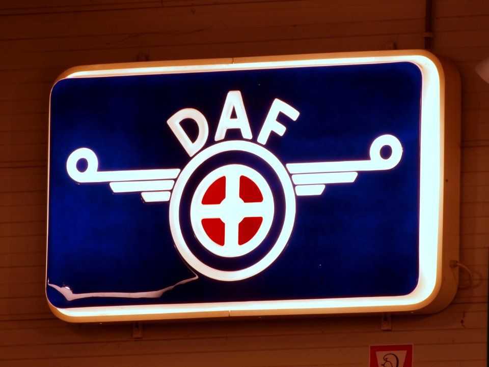DAF advertising sign