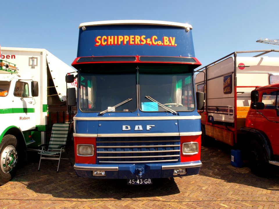 DAF TB163 DT 605 (1975), Dutch licence registration 45-43-GB pic1
