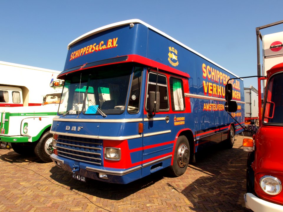 DAF TB163 DT 605 (1975), Dutch licence registration 45-43-GB pic3