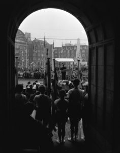 Dag der Verenigde Naties op de Dam te Amsterdam, Bestanddeelnr 909-9322