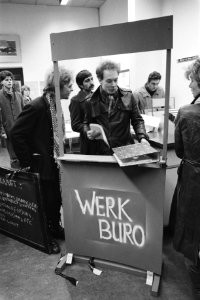 Dag van de Onrust in Amsterdam uitkeringsgerechtigden voeren actie in Gewesteli, Bestanddeelnr 932-8641