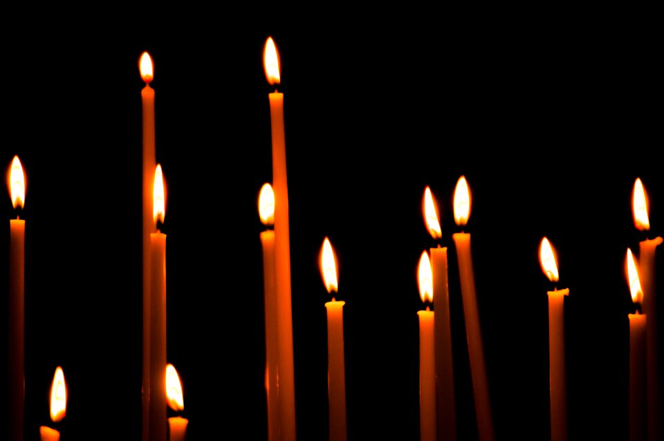 Candles time reflection