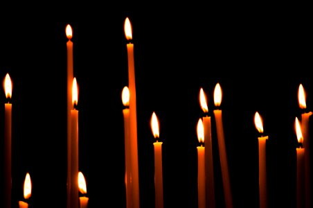 Candles time reflection