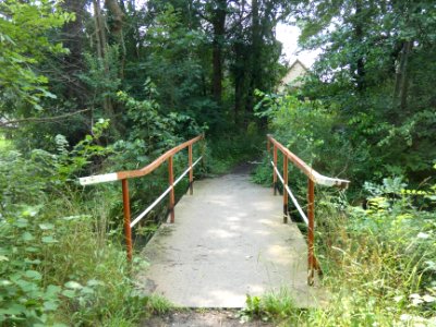 Dölkau Schlossteich Brücke