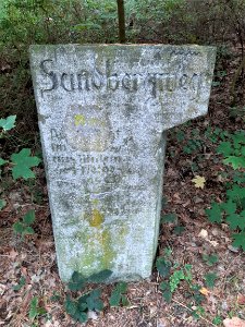 DölauerHeide Wegweiser Sandbergweg